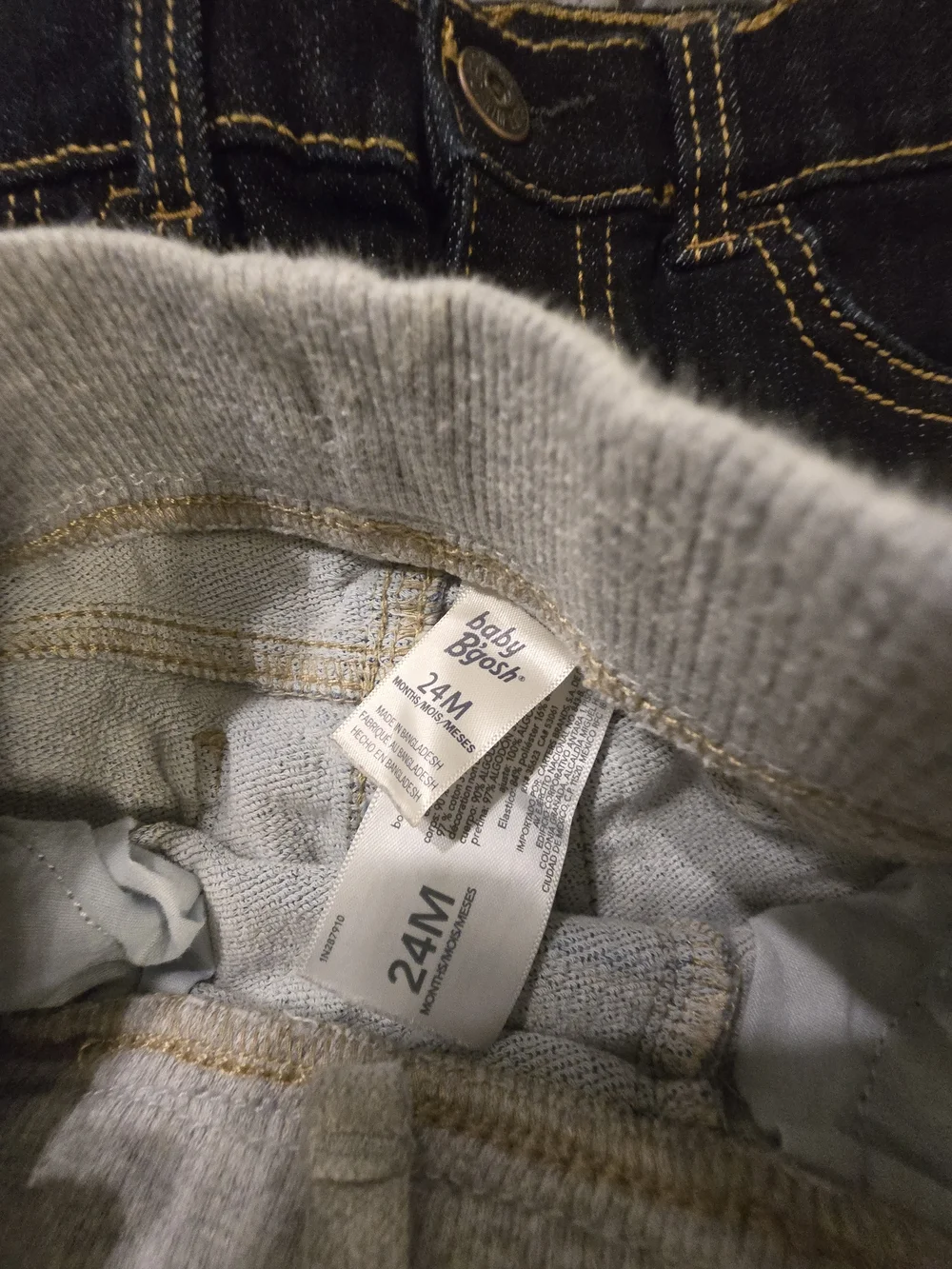 Toddler Boys Pants Lot 18M 24M Carter's OshKosh Baby B'gosh Champion Jeans Jogge
